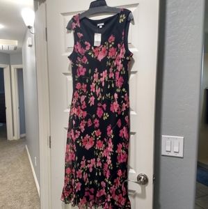 Pink Floral Slip Dress 16